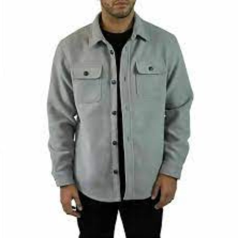 Jachs New York Fully Lined Wool Blend Button Up Lightweight Multi-Pocket Jacket